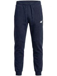 4F Spodnie dresowe w kolorze granatowym rozmiar: M. Niebieskie spodnie dresowe męskie 4f, bez wzorów, z dresówki. Za 119.95 zł.