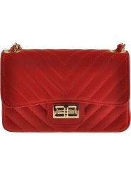 Florence Bags Skórzana torebka "Elm" w kolorze czerwonym - 20 x 13 x 5 cm rozmiar: onesize. Czerwone torebki klasyczne damskie Florence Bags, bez wzorów, z materiału, bez dodatków. Za 217.99 zł.