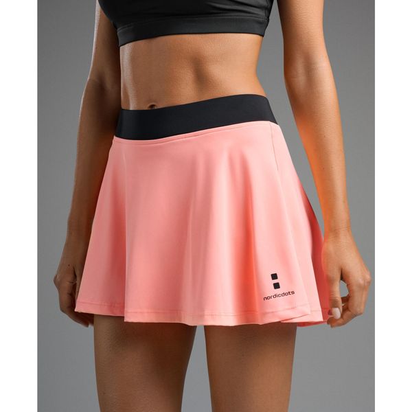 Spódnico-szorty Damskie do Tenisa/Padla Elegance. Brązowe spódniczki damskie NORDICDOTS, bez wzorów, sportowe, sportowe. Za 230.00 zł.