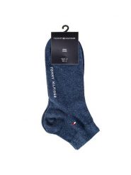 Tommy Hilfiger Skarpety krótkie 342025001 r.39/42 Niebieski. Niebieskie skarpetki męskie Tommy Hilfiger, bez wzorów, z materiału. Za 59.99 zł.