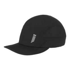 Czapka Helly Hansen Trail. Czarne czapki męskie Helly Hansen, bez wzorów, z materiału. Za 225.50 zł.