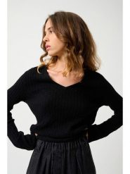 AUTHENTIC CASHMERE Kaszmirowy sweter "Grasmoor" w kolorze czarnym rozmiar: M. Czarne swetry klasyczne damskie AUTHENTIC CASHMERE, m, z kaszmiru, bez kołnierzyka. Za 320.63 zł.