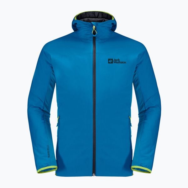 Kurtka skiturowa męska Jack Wolfskin Alpspitze Ins Hoody. Niebieskie kurtki męskie Jack Wolfskin, na zimę, m, bez wzorów, sportowe, bez kaptura. Za 549.99 zł.