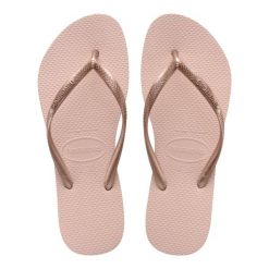 Klapki Havaianas Model 4000030 Kolor Brąz. Brązowe klapki damskie Havaianas, bez wzorów, z gumy, bez obcasa. Za 71.99 zł.