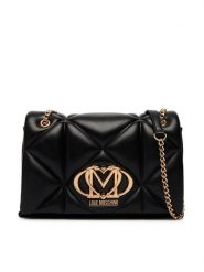 LOVE MOSCHINO Torebka JC4041PP0PLC0000 Czarny. Czarne torebki klasyczne damskie Love Moschino, bez wzorów, bez dodatków. Za 1,029.00 zł.