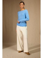 Perfect Cashmere Kaszmirowy sweter "Megan" w kolorze błękitnym rozmiar: L. Niebieskie swetry klasyczne damskie Perfect Cashmere, l, z kaszmiru, bez kołnierzyka. Za 347.99 zł.