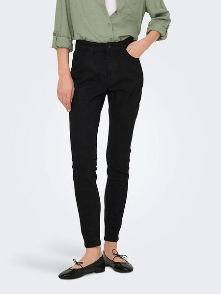 JDY Dżinsy "Moon" - Skinny fit - w kolorze czarnym rozmiar: XS/L30. Czarne jeansy damskie JDY. Za 61.31 zł.