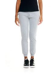 Spodnie dresowe damskie Leone z prostym mankietem. Niebieskie spodnie sportowe damskie LEONE 1947 APPAREL, m, z dresówki, na fitness i siłownię. Za 126.26 zł.