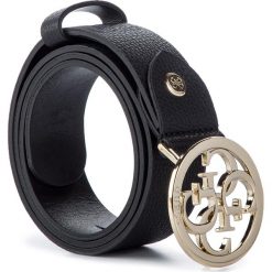 Pasek Damski GUESS - Alma Belts BW7215 VIN35 BLA. Czarne paski damskie Guess, z aplikacjami, ze skóry ekologicznej. Za 229.00 zł.