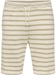 ONLY & SONS Szorty dresowe "Ian" w kolorze beżowo-kremowym rozmiar: XL. Brązowe szorty męskie Only & Sons, bez wzorów, z bawełny. Za 66.00 zł.