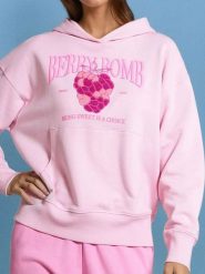 Bluza z nadrukiem - różowy. Czerwone bluzy bez kaptura damskie Sinsay, l. Za 59.99 zł.