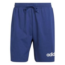 Spodenki Adidas Sport M Lin Sj Sho Dorośli. Niebieskie szorty męskie Adidas, l, z bawełny, do biegania. Za 167.65 zł.