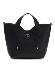 Guess Torebka w kolorze czarnym - 27 x 20 x 10 cm rozmiar: onesize. Czarne torebki klasyczne damskie Guess, z aplikacjami, z materiału, bez dodatków. Za 382.99 zł.