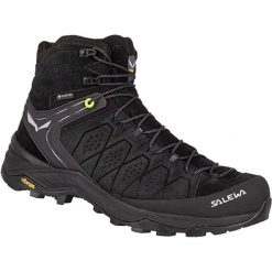 Buty Trekkingowe Męskie Salewa Alp Trainer 2 Mid Gtx. Czarne buty trekkingowe męskie Salewa, z gore-texu, bez zapięcia, wspinaczkowe, gore-tex. Za 1,088.00 zł.