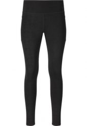 Damskie legginsy Endurance Clarane. Czarne legginsy sportowe damskie Endurance, l, bez wzorów, z materiału, do biegania. Za 200.10 zł.