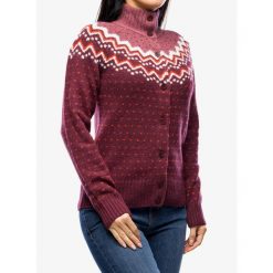 Bluza damska Fjallraven Ovik Knit Cardigan. Czerwone bluzy bez kaptura damskie Fjällräven, l. Za 759.99 zł.