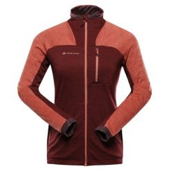 Bluza damska trekkingowa szybkoschnąca Alpine Pro Onneca 3. Czerwone bluzy bez kaptura damskie Alpine Pro. W wyprzedaży za 299.00 zł.