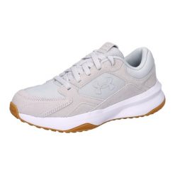 Under Armour W Edge Suede - damskie buty sportowe. Białe buty sportowe na co dzień damskie Under Armour, bez wzorów, z gumy. Za 358.95 zł.