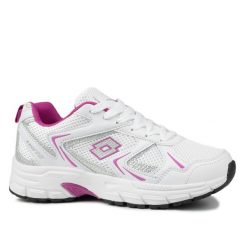 Buty damskie sportowe treningowe Lotto KITAURA. Białe buty sportowe na co dzień damskie Lotto, bez wzorów, z materiału, na fitness i siłownię. Za 149.00 zł.