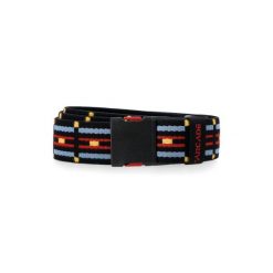 Pasek do spodni Arcade Keyah Slim - black/sky. Czarne paski męskie ARCADE, bez wzorów. Za 130.99 zł.