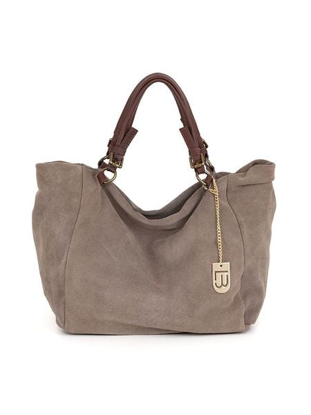 Lucca Baldi Skórzana torebka "Gimignano" w kolorze szarym - 50 x 45 x 20 cm rozmiar: onesize. Szare torebki klasyczne damskie Lucca Baldi, bez wzorów, z materiału, bez dodatków. Za 369.84 zł.