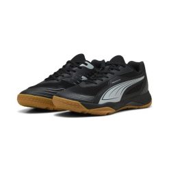 Halowe buty sportowe Solarflash III PUMA. Czarne buty sportowe na co dzień damskie Puma, bez wzorów. Za 299.00 zł.