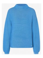More & More Sweter w kolorze błękitnym rozmiar: 42. Niebieskie golfy damskie MORE & MORE, bez wzorów, bez ramiączek. Za 105.38 zł.