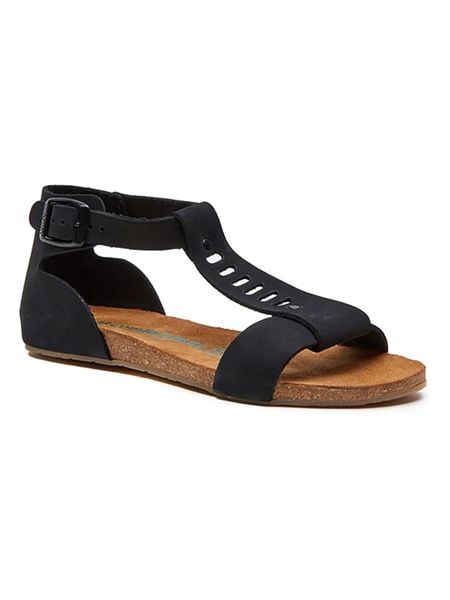 Comfortfusse Skórzane sandały w kolorze antracytowym rozmiar: 36. Czarne sandały damskie Comfortfusse, bez wzorów, ze skóry, bez obcasa. Za 152.98 zł.