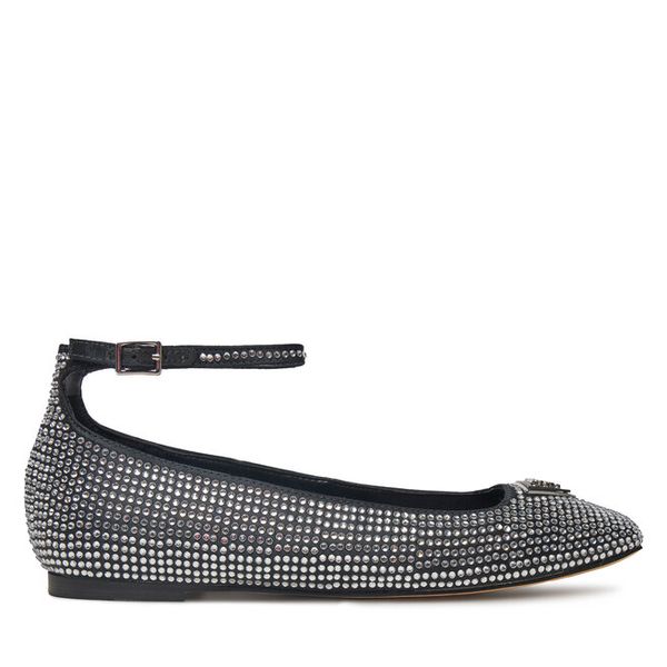 Baleriny Guess. Czarne baleriny damskie Guess, z aplikacjami, bez obcasa. Za 359.99 zł.