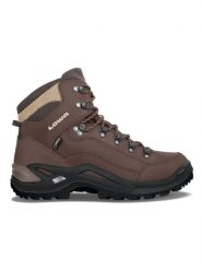 LOWA Skórzane buty trekkingowe "Renegade GTX Mid" w kolorze brązowym rozmiar: 45. Brązowe buty trekkingowe męskie Lowa, z gore-texu, bez zapięcia, outdoorowe, gore-tex. Za 863.60 zł.