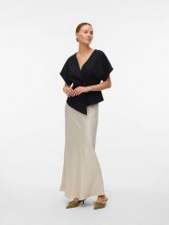 Vero Moda Spódnica w kolorze kremowym rozmiar: XL. Brązowe spódniczki damskie Vero Moda, xl, bez wzorów, maxi, rozkloszowane. Za 83.62 zł.