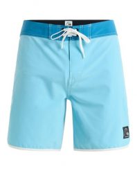Spodenki boardshort dla Mężczyzn ORIGINAL SCALLOP 18" Niebieski. Niebieskie kąpielówki męskie Quiksilver, l, bez wzorów, z elastanu, do pływania. Za 319.99 zł.
