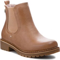 Botki NELLI BLU CS722-36(III)DZ. Niebieskie botki dziewczęce Nelli Blu, bez wzorów, ze skóry ekologicznej, bez ramiączek. Za 89.99 zł.