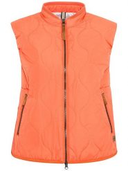 Camel Active Kamizelka pikowana w kolorze pomarańczowym rozmiar: 48. Pomarańczowe kamizelki damskie Camel Active. Za 184.89 zł.
