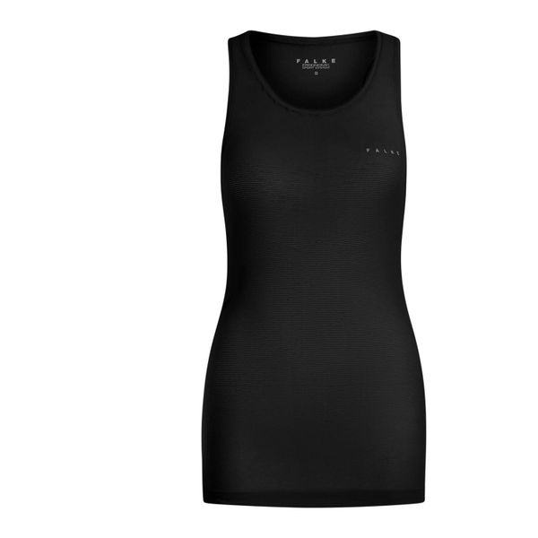 Damski tank top Falke Ultralight Cool. Czarne topy sportowe damskie Falke, s, bez wzorów, z dzianiny, bez ramiączek. Za 254.00 zł.