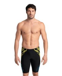 Spodenki Treningowe Arena Gleam Swim Jammer. Czarne kąpielówki męskie Arena, m, bez wzorów, z materiału, na fitness i siłownię. Za 199.20 zł.