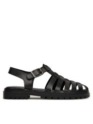 G-Star Raw Sandały WI34-23568-03 Czarny. Czarne sandały damskie G-Star Raw, bez wzorów, ze skóry, bez obcasa, na płaskiej podeszwie. Za 207.99 zł.