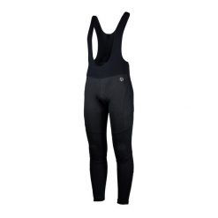 Softshellowe spodnie rowerowe męskie Rogelli FONDO z wkładką żelową. Czarne spodnie materiałowe męskie Rogelli, bez wzorów, sportowe. W wyprzedaży za 272.00 zł.