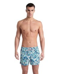 Spodenki plażowe Arena Water Prints Beach Short Ao. Czerwone szorty męskie Arena, na lato, bez wzorów, z materiału, sportowe. Za 151.98 zł.