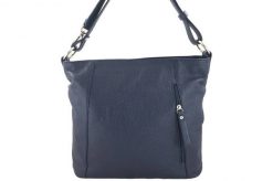 Worek skórzany BARBERINI'S granatowy 861-4. Niebieskie shopper bag damskie Barberinis, bez wzorów, ze skóry, na ramię, duże, bez dodatków. Za 239.99 zł.