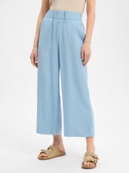 Marc O'Polo Denim Spodnie culottes - Emilie Kobiety Lyocell niebieski, L. Niebieskie spodnie materiałowe damskie Marc O'Polo Denim, bez wzorów, z denimu, klasyczne. Za 229.95 zł.
