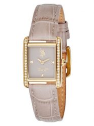 U.S. Polo Assn. Zegarek kwarcowy w kolorze złoto-szarobrązowym rozmiar: onesize. Brązowe, analogowe zegarki damskie U.S. Polo Assn., ze stali. Za 304.99 zł.