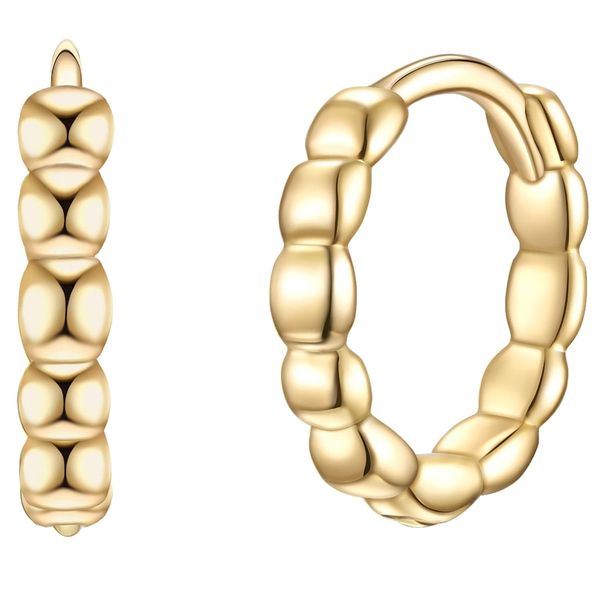 Glanzstücke München Srebrne kolczyki kreole srebro wysokiej próby żółte złoto Kolczyki koła 1 ct Damski. Szare kolczyki damskie Glanzstücke München, srebrne. Za 169.99 zł.