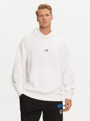Hugo Bluza Nalonso 50522374 Biały Regular Fit. Białe bluzy bez kaptura męskie Hugo, l, z bawełny. Za 269.99 zł.