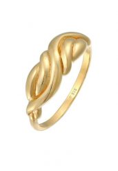 Elli Damski pierścionek węzełek, skręcony, Boho Style Trend Blogger w srebrze 925 Sterling Silver Pierścionki 1 ct. Szare pierścionki damskie Elli, srebrne. Za 213.99 zł.