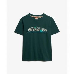 Koszulka damska Superdry Supply Co. Zielone t-shirty damskie Superdry., bez wzorów, bez kołnierzyka. Za 146.55 zł.