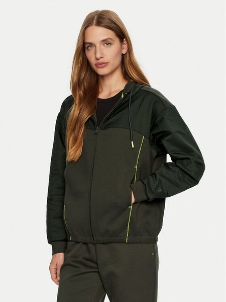 Champion Bluza 117474 Zielony Regular Fit. Zielone bluzy bez kaptura damskie CHAMPION, m, z syntetyku. Za 209.99 zł.