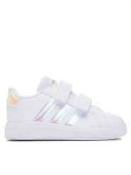 Adidas Sneakersy Grand Court Lifestyle Court GY2328 Biały. Białe buty sportowe dziewczęce Adidas, bez wzorów, z syntetyku, bez zapięcia. Za 149.99 zł.