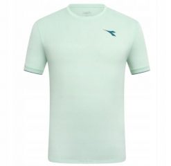 Koszulka tenisowa Diadora SS T-shirt Match Fibrazero. Zielone t-shirty męskie Diadora, l, bez wzorów, z dzianiny, bez kołnierzyka. Za 209.00 zł.