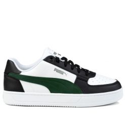 Buty męskie sportowe Puma CAVEN 2.0. Białe buty sportowe na co dzień męskie Puma, z jeansu, bez zapięcia, trekkingowe. Za 189.00 zł.